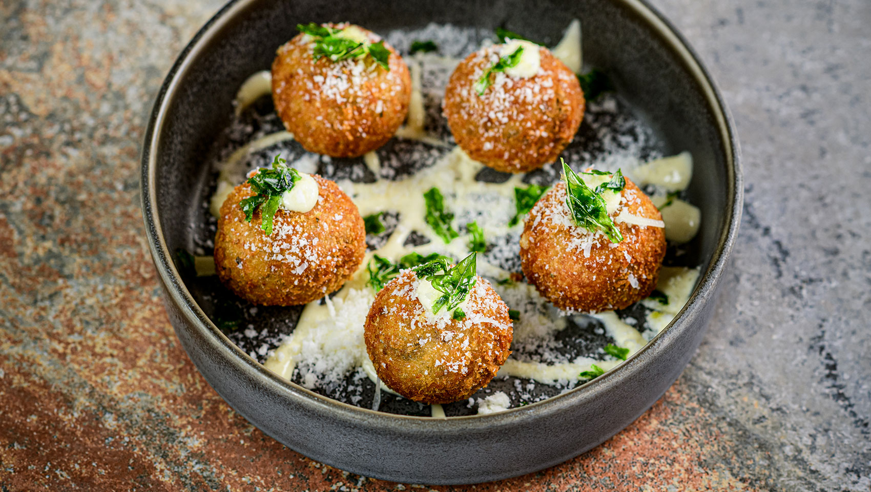 meatball appetizer at panzano denver