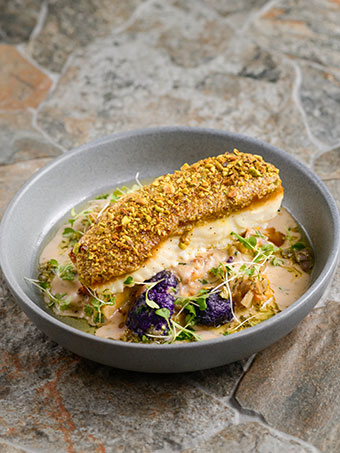 seafood meal at panzano denver